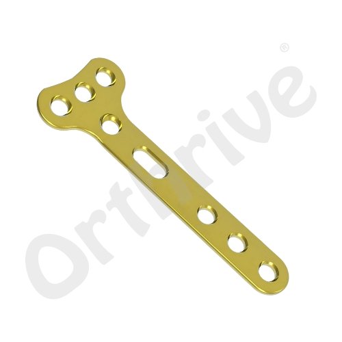 3.5mm T Plate Right Angled (4 Head Holes)SS/TT