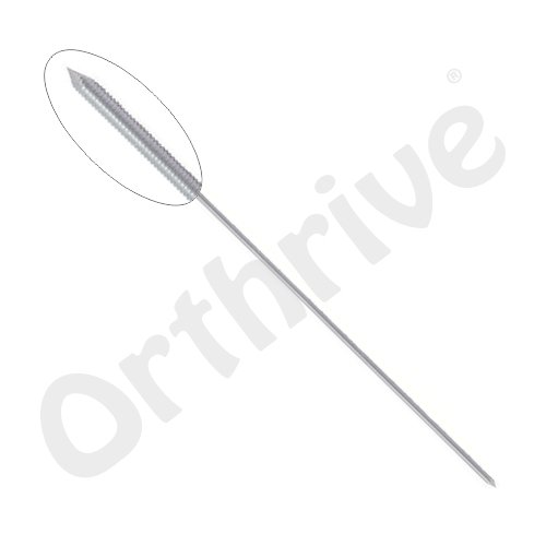 Kirschner Wire-Fully Threaded with Trocar Tip Both End-SS