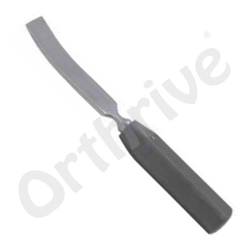OSTEOTOMES, S.S. WITH FIBRE HANDLE CURVED