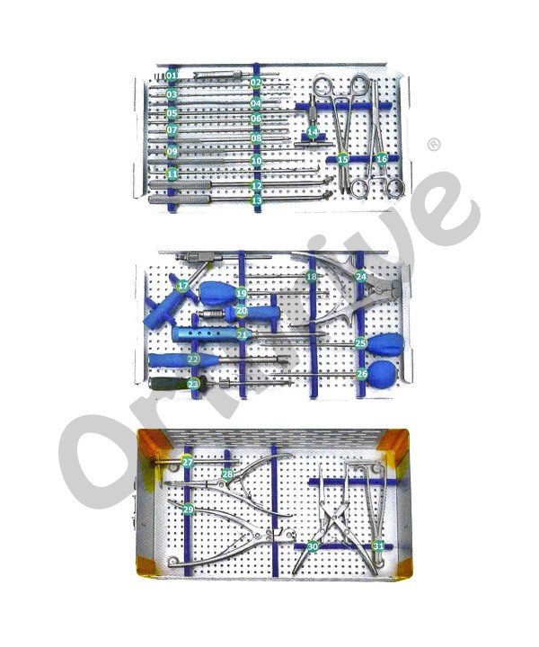 Posterior Cervical Fixation System Instrument Set