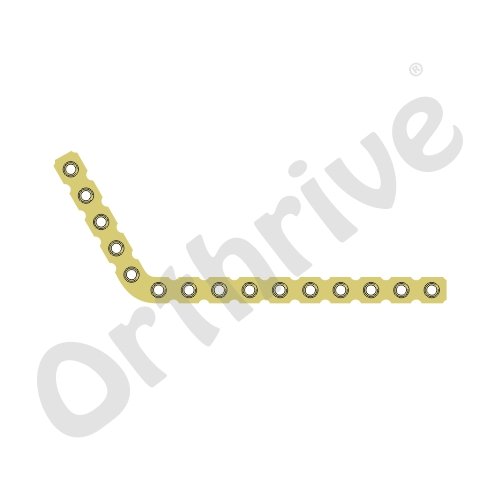 150° Angled Plate 2.0mm-(Round Holes)-SS/TT Left+Right