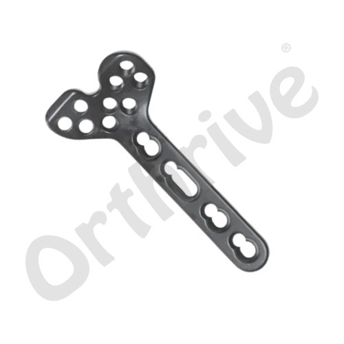 2.4mm Locking Volar Distal Radius Plate (9 Head Holes)- SS/TT
