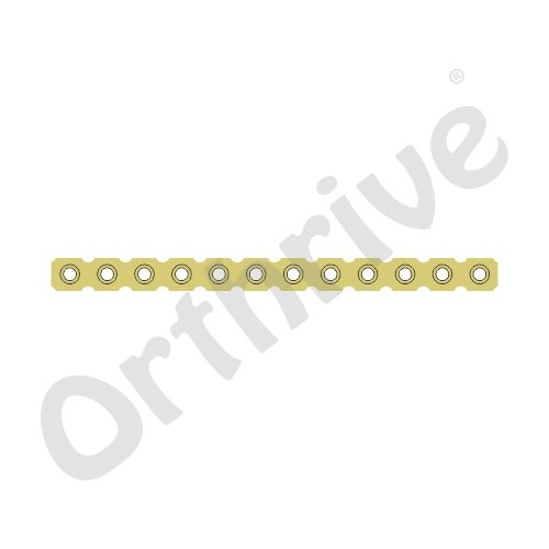 2.7mm Reconstruction Plate(Round Holes)-SS/TT