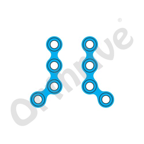L Plate Oblique Angled-SS/TT-Left+Right